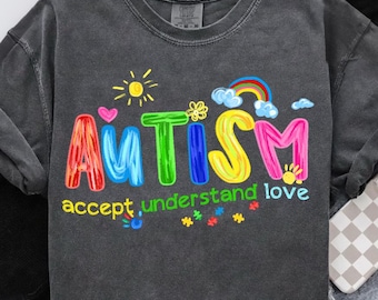 Autism png, Brushstroke Autism png, Autism Awareness png, Autism bow png, Autism Awareness Ribbon png, Puzzle Pieces Png, Digital Download