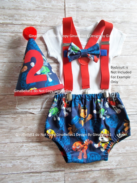 paw patrol 1st birthday outfit boy