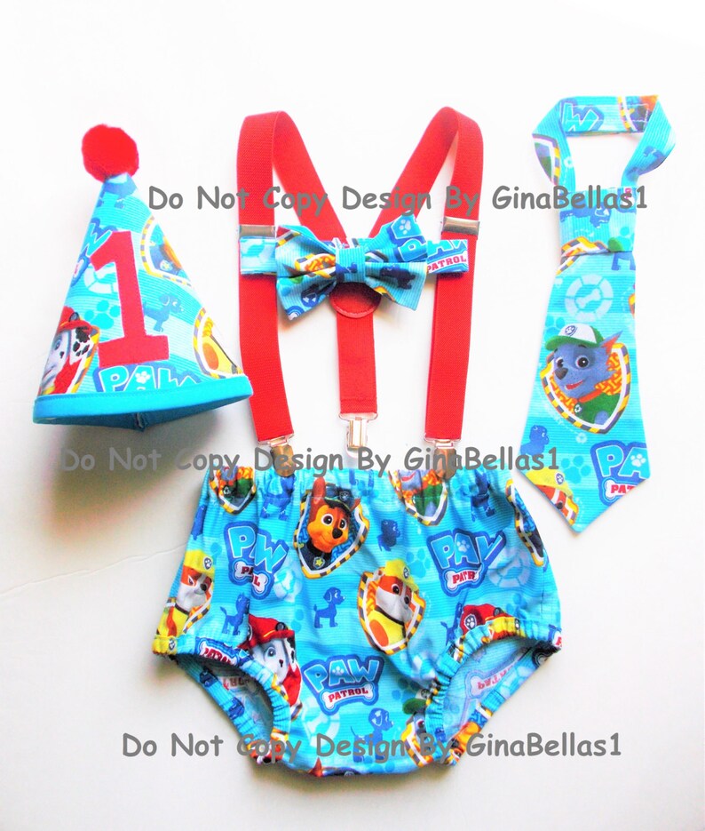 first birthday outfit boy paw patrol