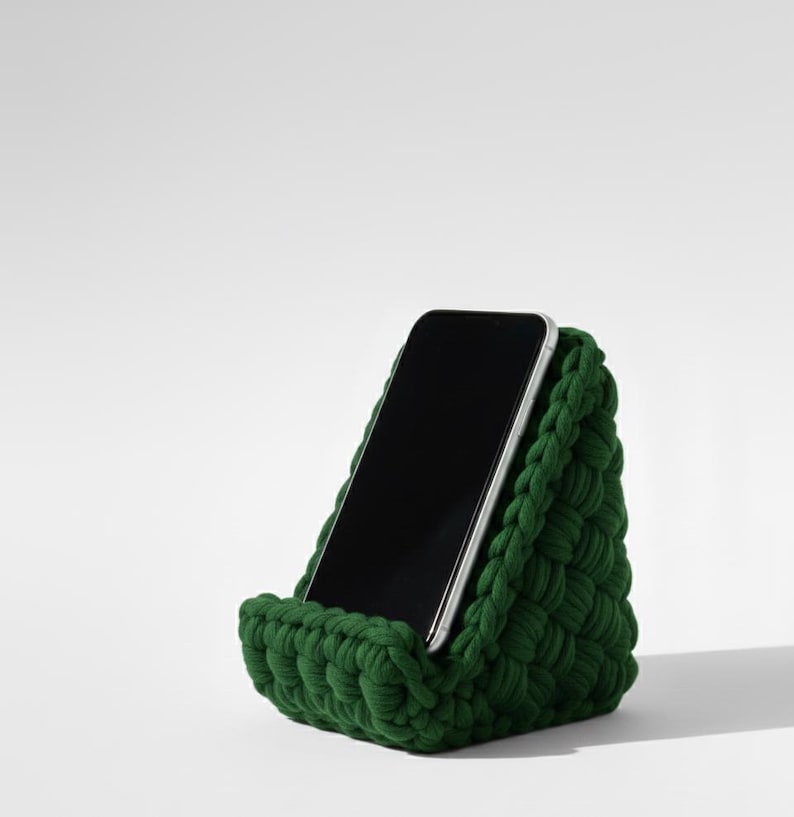 Phone Stand Pattern Crochet Phone Stand Pattern | Instant Download Pdf - Etsy