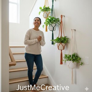Macrame Plant Hanger Pattern | Detailed Blueprint, Exact Measurements (PDF Download)