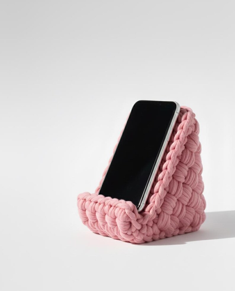 Phone Stand Pattern Crochet Phone Stand Pattern | Instant Download Pdf - Etsy