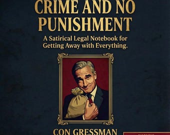 No-libros: Crimen y no castigo, de Con Gressman: un cuaderno satírico y legal para salirse con la suya en todo