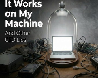 No-Libros: Funciona en mi máquina, por Ida Know - Y otras mentiras de CTO / GIF divertido de desarrollador, control de calidad y programador