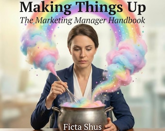 No-Libros: Inventando Cosas - Manual del Director de Marketing - Cuaderno Rayado Divertido de 160 Páginas - Regalo Satírico de Ficta Shus