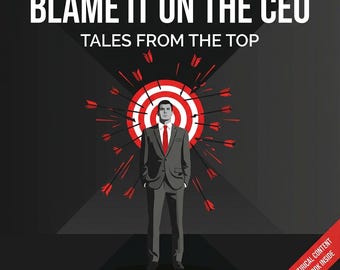 Cuaderno de broma "La culpa es del director ejecutivo": un regalo corporativo divertido