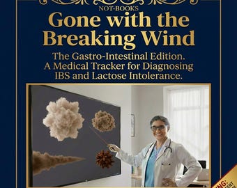 No-Libros: Lo que el viento se llevó, de Bree Z. Cheeks - Edición Gastrointestinal / Regalo divertido sobre el síndrome del intestino irritable, los gases y el humor médico