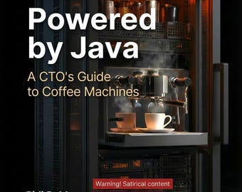 Taza "No-Libros: Desarrollado con Java" de Phil D. - Guía de máquinas de café para CTO / Regalo divertido para programadores y desarrolladores