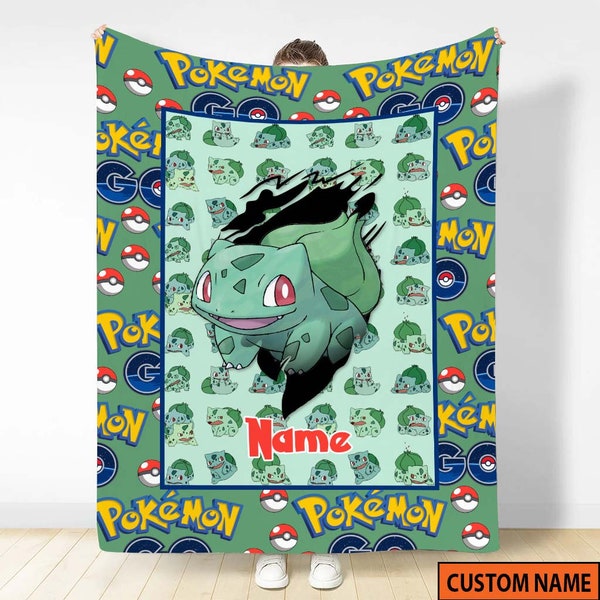 Bulbasaur Blanket Etsy