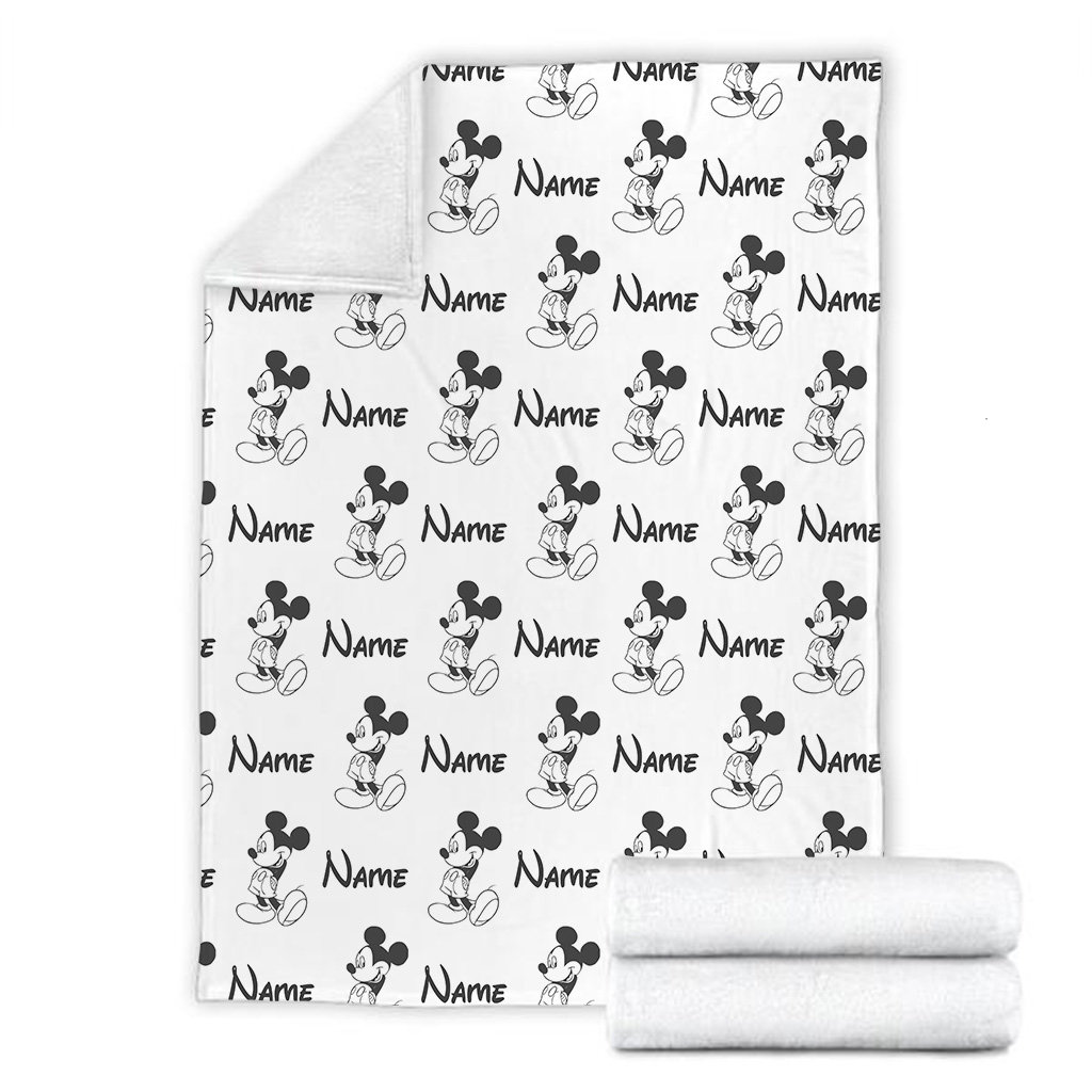 Mickey Mouse Blanket, Disneyland Birthday Gifts, Baby Shower Blanket