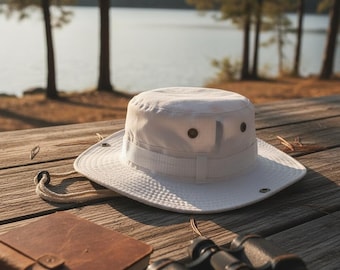 Sombrero de pescador de ala ancha con protección solar, logotipo personalizado, para exteriores, verano, UV, regalo práctico para mamá