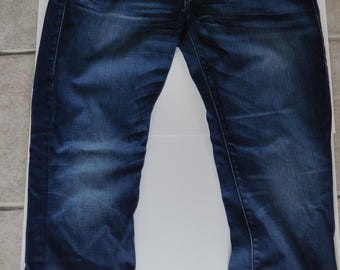 Jeans True Religion 'Ricky' de corte recto relajado para mujer, 31" x 30", fabricados en EE. UU.