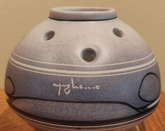 Jarrón de cerámica vintage de Roberto Gagliano de los años 80