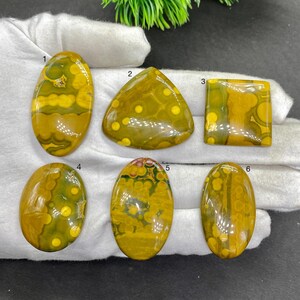Ocean Jasper Cabochon Gemstone | Multicolor Orb Cabochon for Jewelry Making | Wholesale Loose Healing Stone
