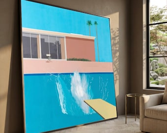 David Hockney A Bigger Splash 1967 Poster From Tate Britain - Etsy