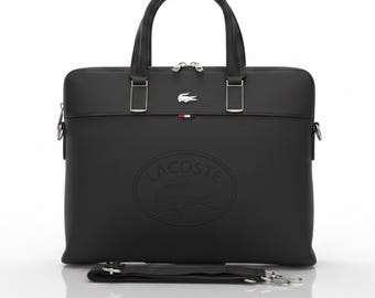 Handmade Leather Bag Briefcase for Men, Leather Laptop Bag, Business Work Office Bag, Professional Leather Messenger Laptop Bag