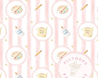 School Seamless Pattern