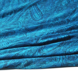 Recycled Vintage Sari Silk Fabric, Vintage Chiffon Silk Fabric, Recycled Fabric, Saree Silk Fabric, Silk Fabric, Dress Making, Sewing