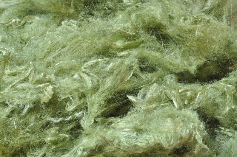 Yarn Felting Art Supplies Mixed Media Textile Art Collage Bamboo Staple Fibre Hand Dyed Art Batts Spinning Paper Making