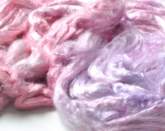 Bamboo Fibre, 25 grams of Hand Dyed Bamboo Top, Spinning, Yarn, Art Batts, Felting, Mixed Media, Textile Art, Paper Making