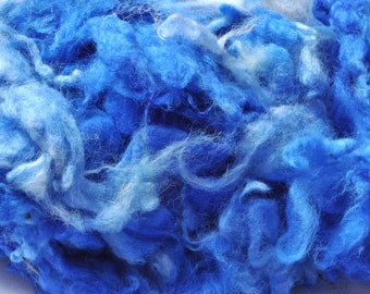 Hand Dyed Lambs Wool, 25 grams, Spinning, Blending, Art Batts, Felting, Dreads, Yarn, Weaving