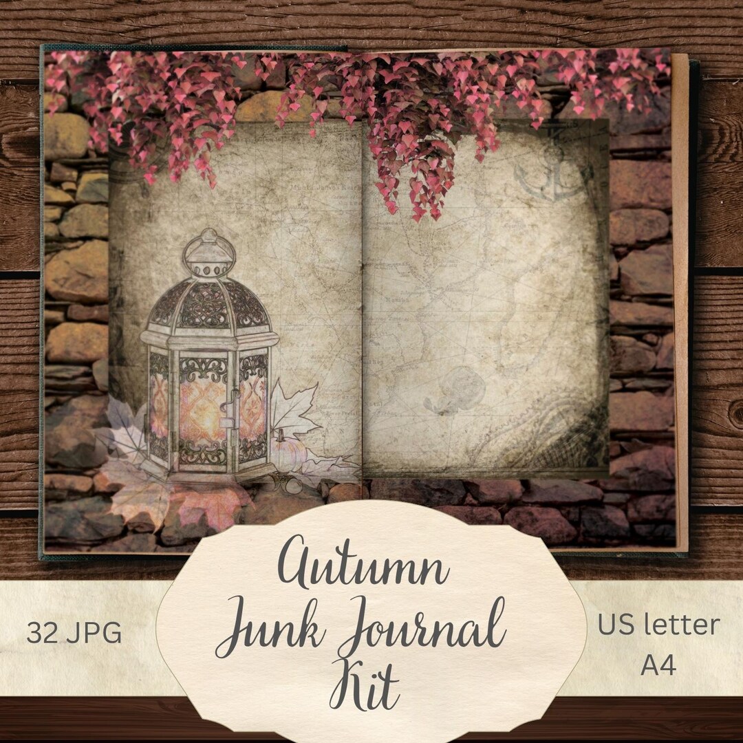 Fall Fun Journal Pages Fall Junk Journal Printable, Autumn Pages, Digital Download - Etsy