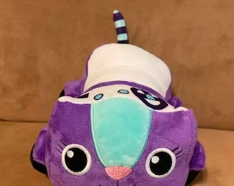 Carlita Cat Car Plush – Soft & Adorable Cartoon Plushie for Fans