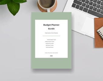 UK Budget Planner Printable | Minimalist Finance Tracker (Digital Download)