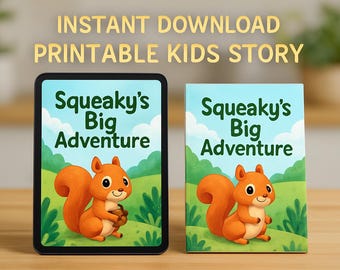 Squeaky's Big Adventure | Kids Illustrated Story (Digital Download)