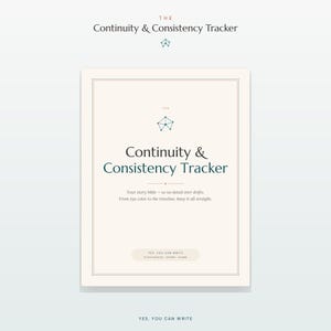 Verhaalbijbel continuïteitstracker | Printbare personage- en tijdlijnconsistentie (digitale download)