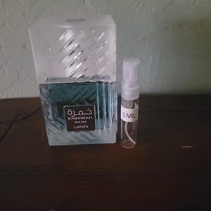 Lattafa Khamrah Waha | 3ml / 5ml / 10ml | Doftdekanteringar | Prover | Resestorlek bild 4