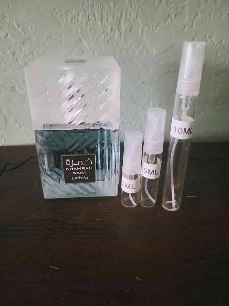 Lattafa Khamrah Waha | 3ml / 5ml / 10ml | Doftdekanteringar | Prover | Resestorlek bild 1