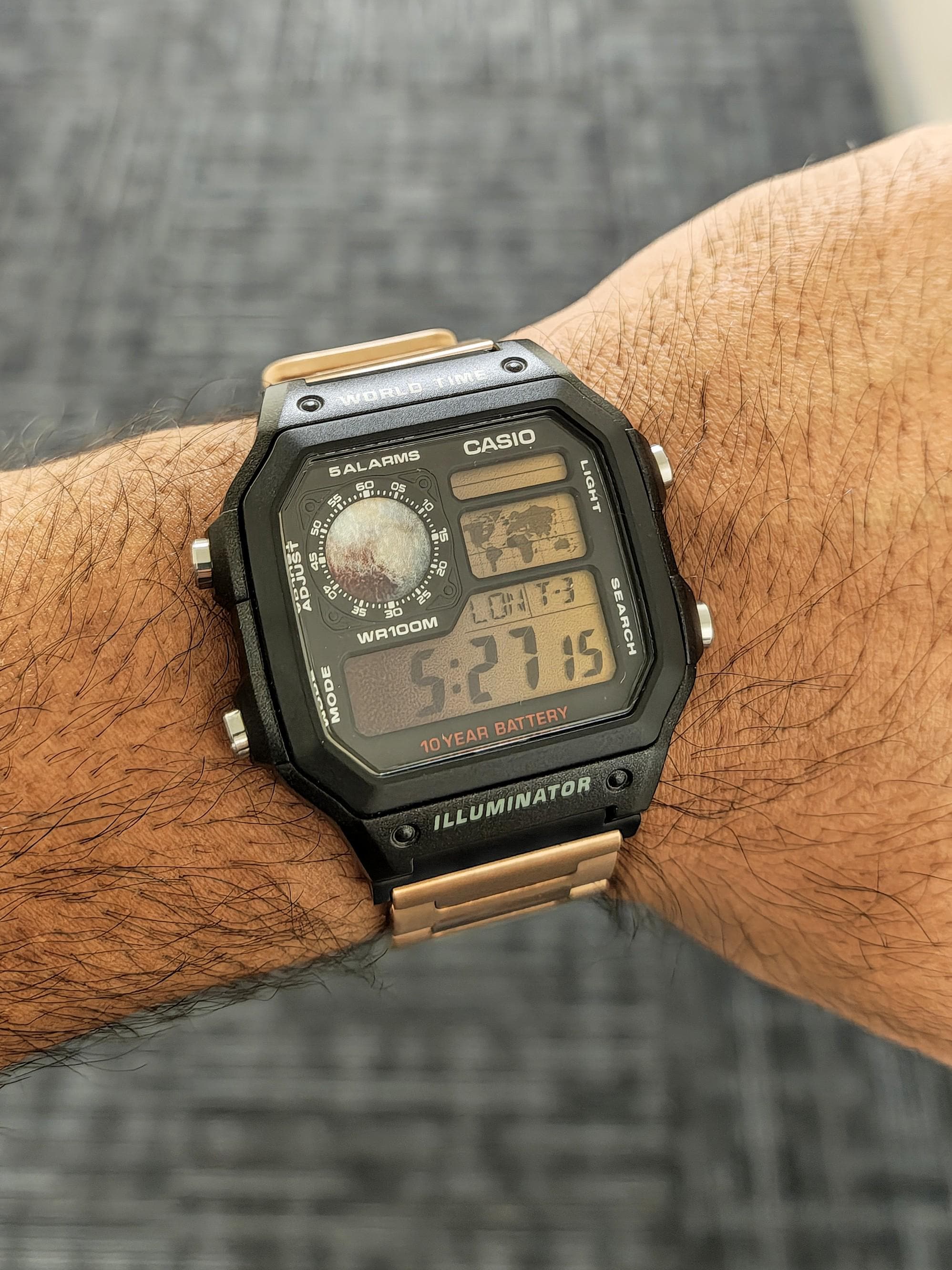 Custom Casio AE1200 Mod Watch - 