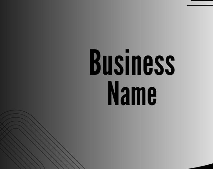 Personalized Business Card Template, Editable Modern Design for Entrepreneurs, Creatives, Freelancers, Small Businesses, Digital Download