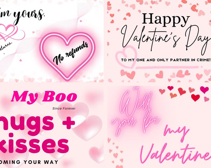 Valentine Card Bundle - Printable
