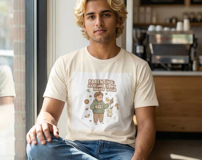 Parenting Naptime Is My Happy Hour Tee | mom humor, caregiver stress