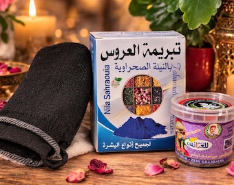 Rituale Hammam Marocchino – Savon Noir e Nila Sahraouia (Indigo)