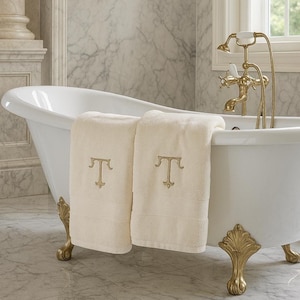 Monogrammed Set Bath Towels, Monogrammed Bath Sheet EXTRA Large Bath Towel