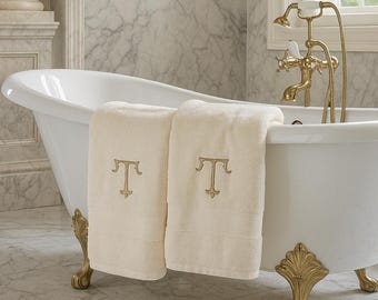 Monogrammed Bath Towels, Monogrammed Bath Sheet EXTRA Large Bath Towel