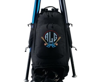 Baseball Backpack Personalized, Baseball Bag, Softball Backpack, Baseball Back Pack, Expandable Backpack for Baseball, Embroidery
