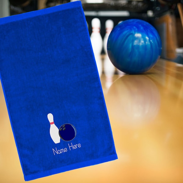 Custom Bowling Towel Etsy