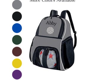 Bolsa de voleibol, mochila de voleibol, mochila personalizada para balón de voleibol, diseño bordado