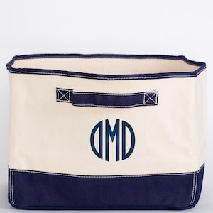 Monogramed Storage, Personalized Storage, Canvas Storage, Canvas Totes, Monogram Totes, Nursery Decor, Storage Bens, Monogram Storage Bens
