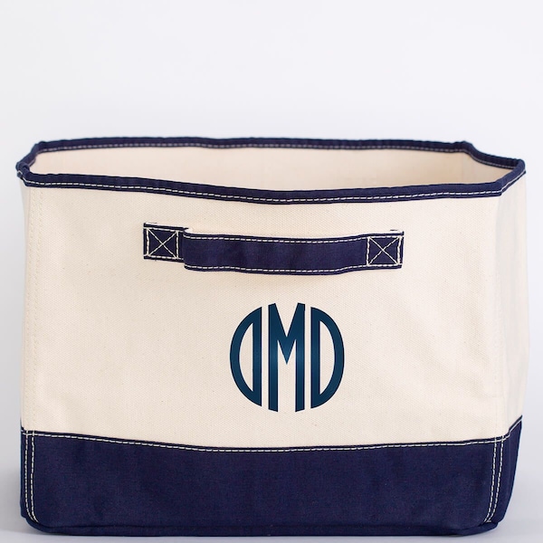 Canvas Storage Bin Etsy