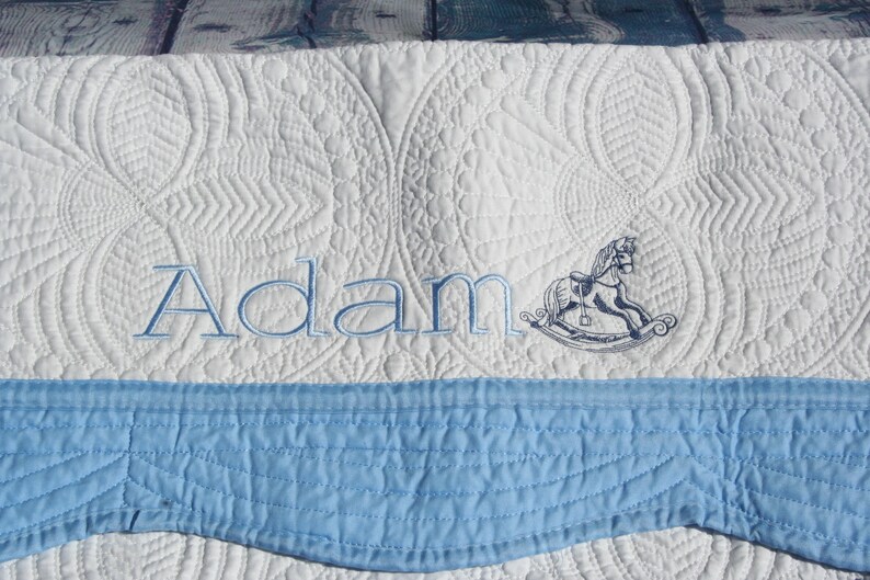 personalized baby boy blankets etsy