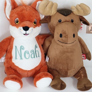 Personalized Stuffed Animals add name or personal message with over 20 Plush animals to choose from, Horse, Fox, Bears, Bunnies Baptism