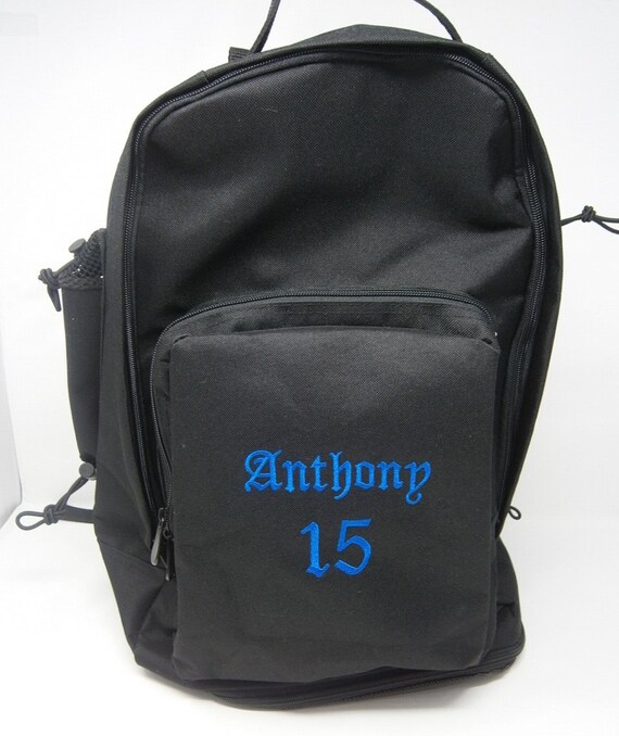 monogrammed bat bag