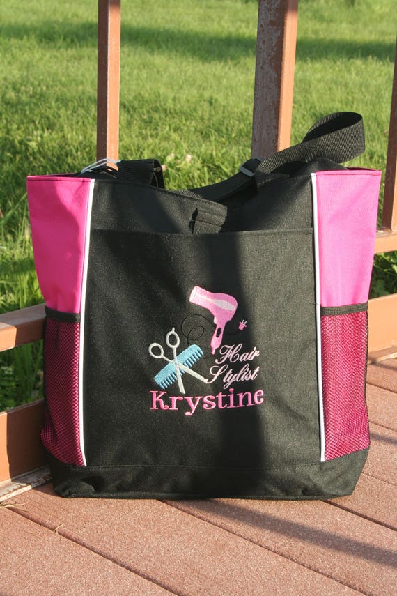 Personalized Hair Stylist Bag Monogrammed Bag For Hair Etsy