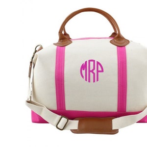 Weekender Bag, Personalized weekender, Travel bag, Bridal party gifts, Ladies Duffle Bag, Carry On, Canvas bags, Monogrammed Overnight