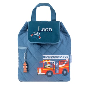 Quilted Backpack, Toddler Backpack, Fun Kids Backpack, Kids Personalized Backpack, Kids Draw String Backpack, Monogrammed Backpack